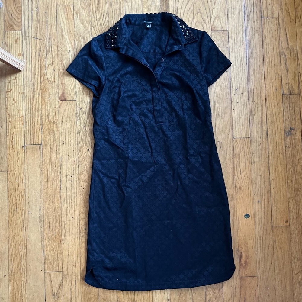 Vintagee Ann Taylor Embellished Collar Dress - size 4